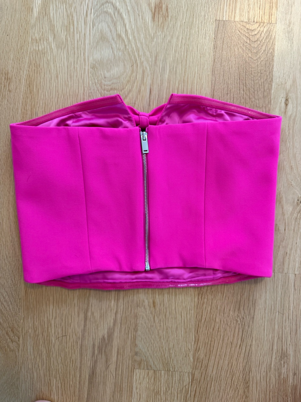NWT Generation Love MAGENTA GISELLE BOW BUSTIER TOP size 2 - Picture 7 of 10